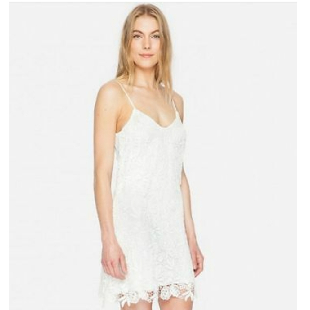 JOHNNY WAS 4 LOVE & LIBERTY KATE CROCHET WHITE NWT